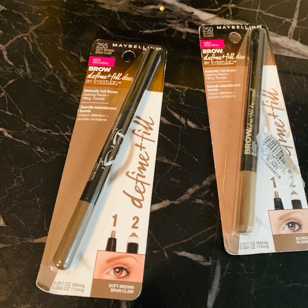 Maybelline Brow define+fill set of 2